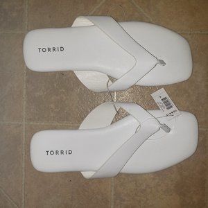 Torrid Size 9 square toe sandals